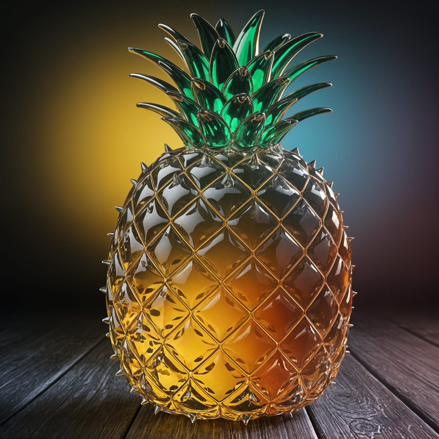 gelatin pineapple  by @snickrs