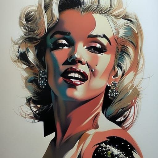 Marilyn Monroe - AI Generated Artwork - NightCafe Creator