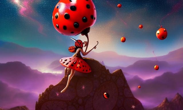 A fairy tale about the ladybugs creation