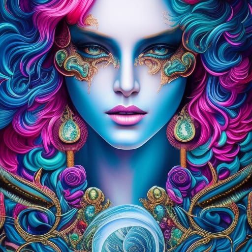 Neon Eyes - AI Generated Artwork - NightCafe Creator