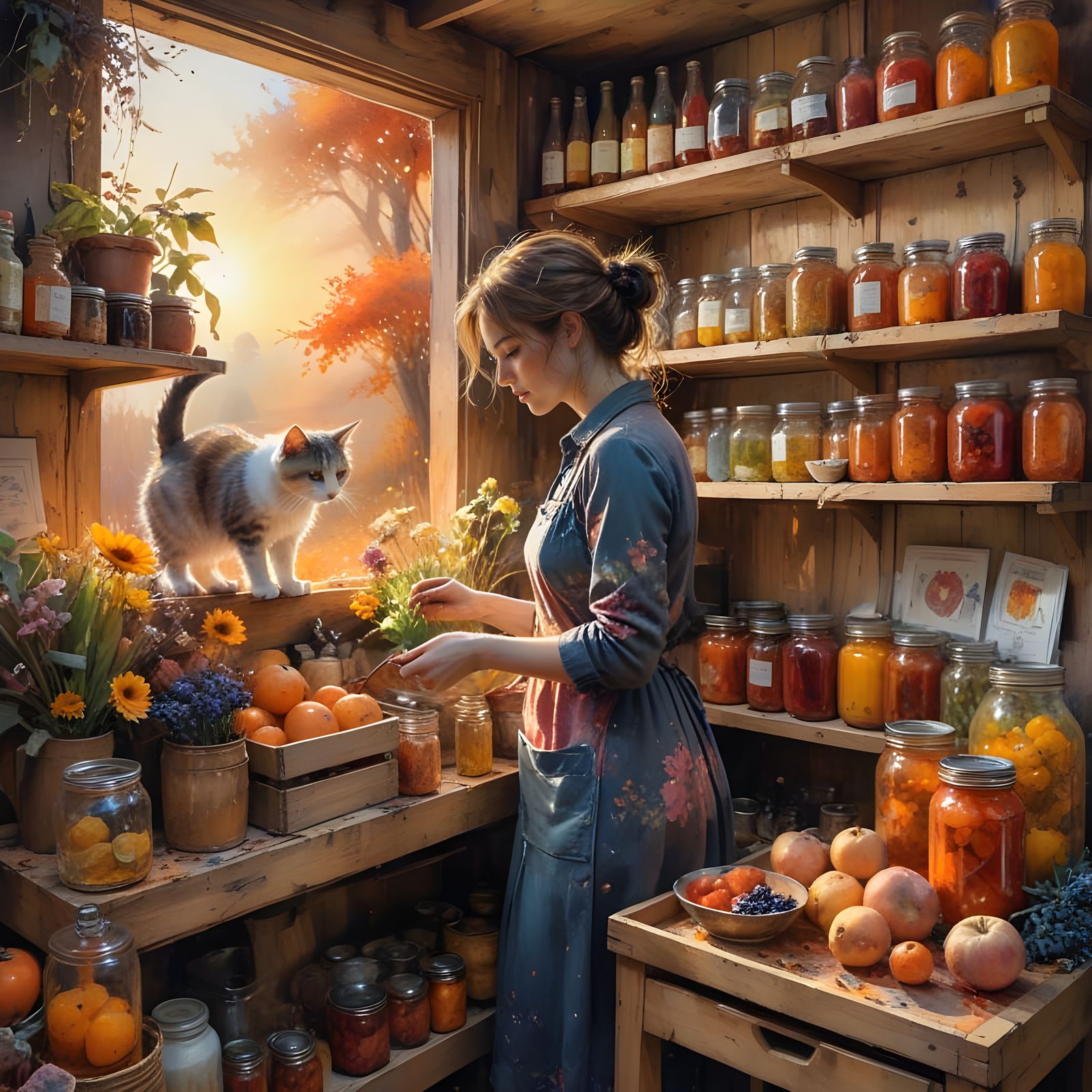 Autumn farmstand  by @Yiu
