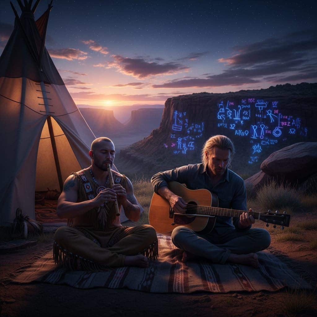 Canyon echoes: the breath of 間