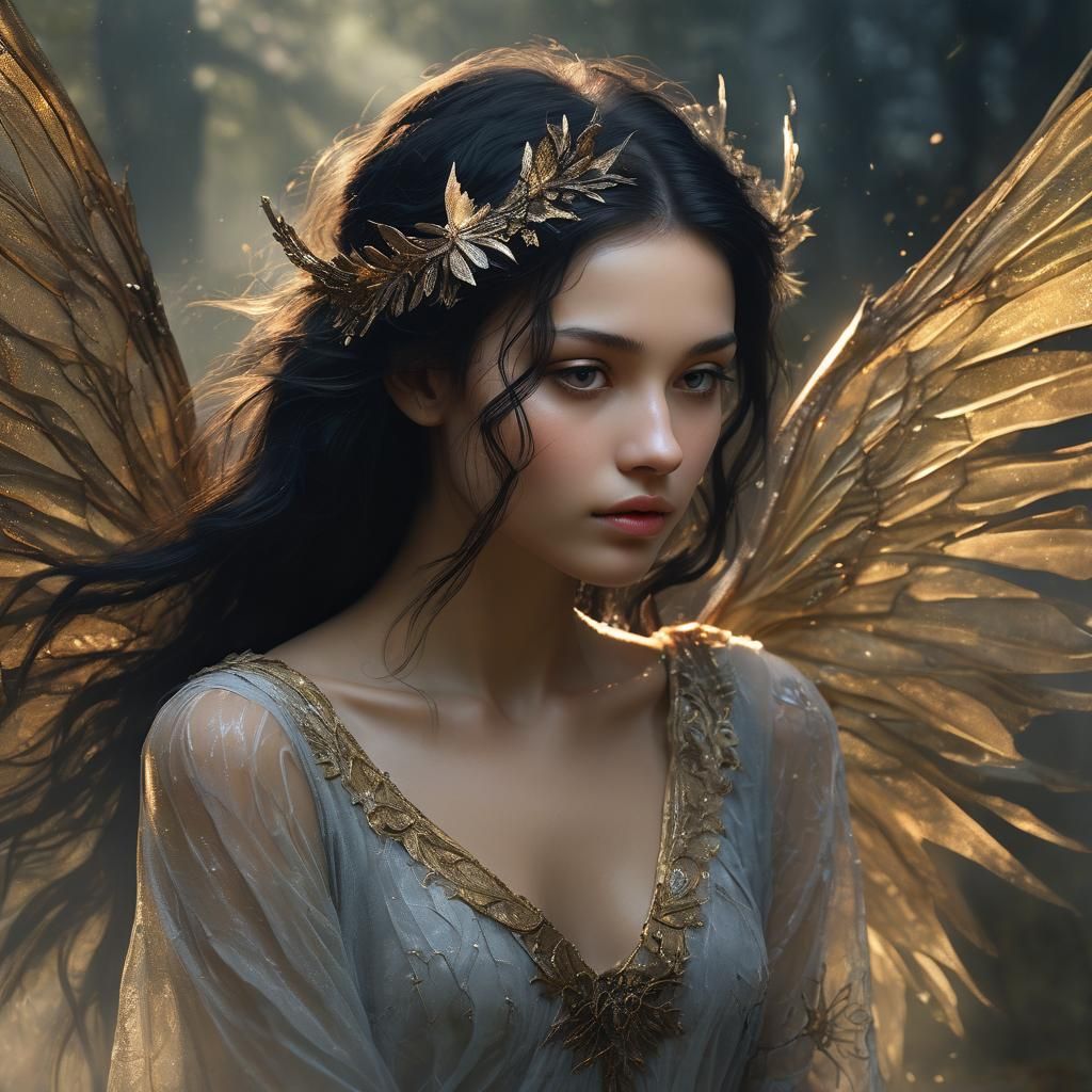 Dark Fairy Softening: Ethereal Fantasy Landscape