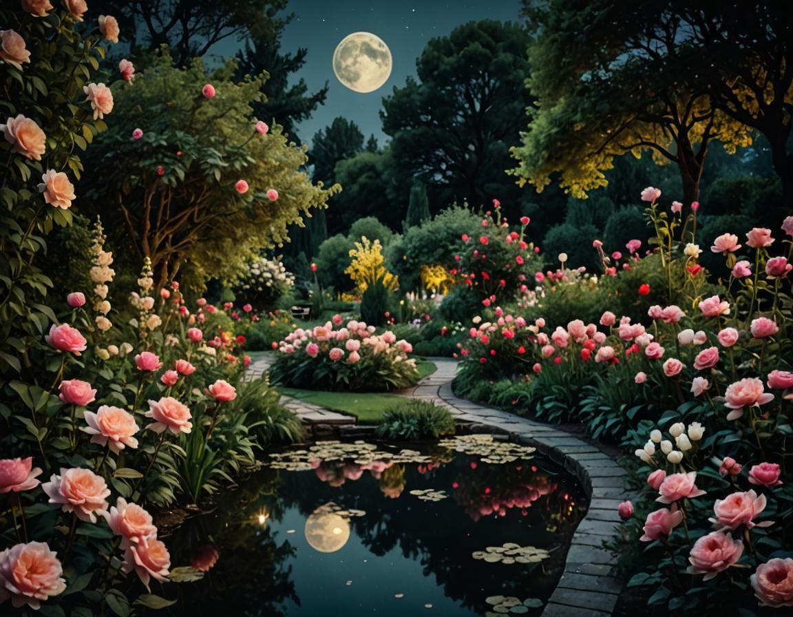 Garden Under the Moon