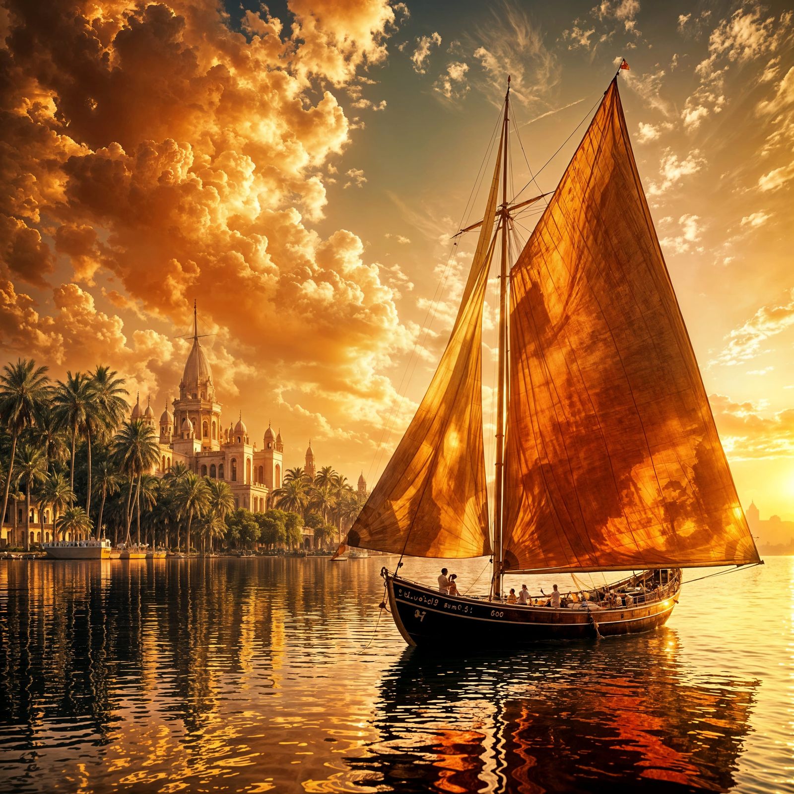 Sails of the Golden Horizon  by @Michida