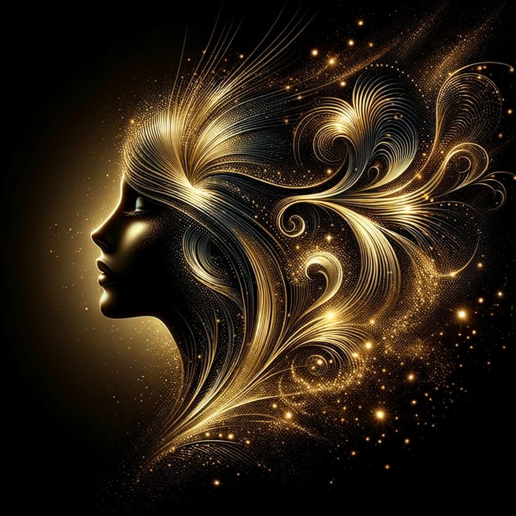 silhouette female face  by @Zaneta Neuzilova