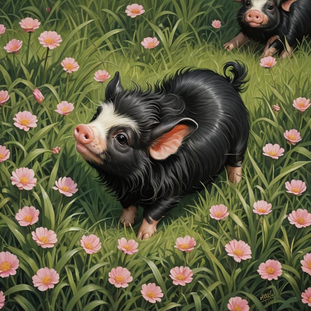 Playful Piglet