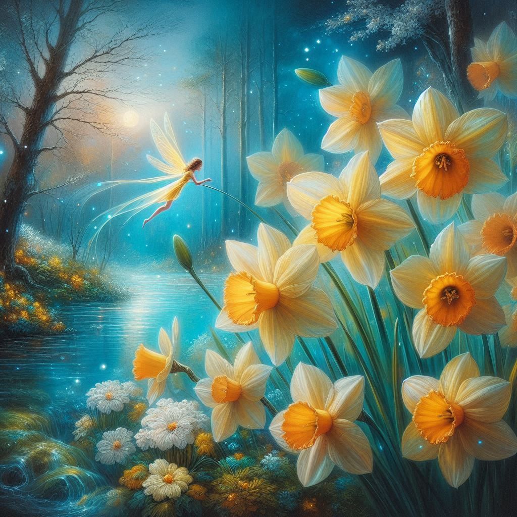 Dancing with daffodils