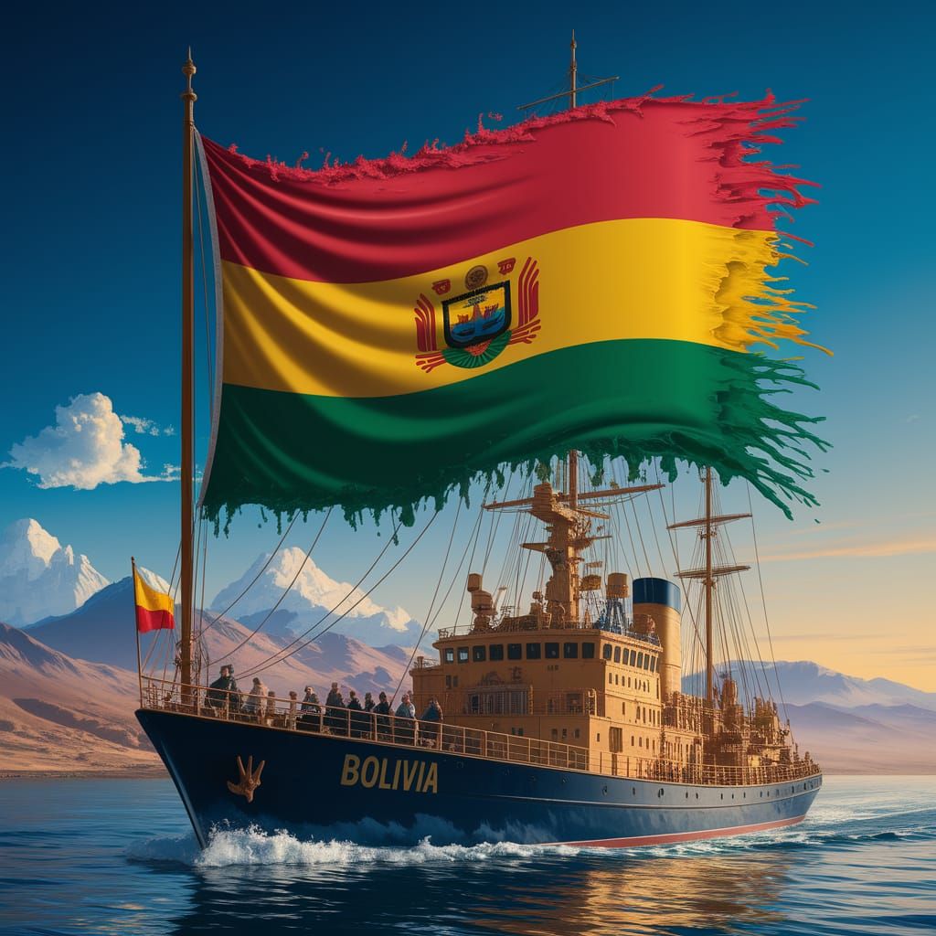 Bolivian Navy in a canal  by @rallyman