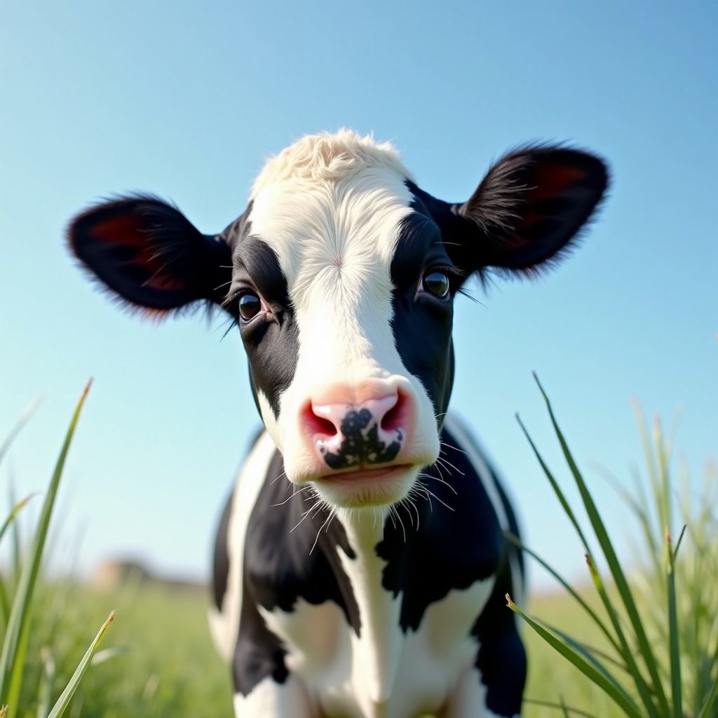 black and white animal