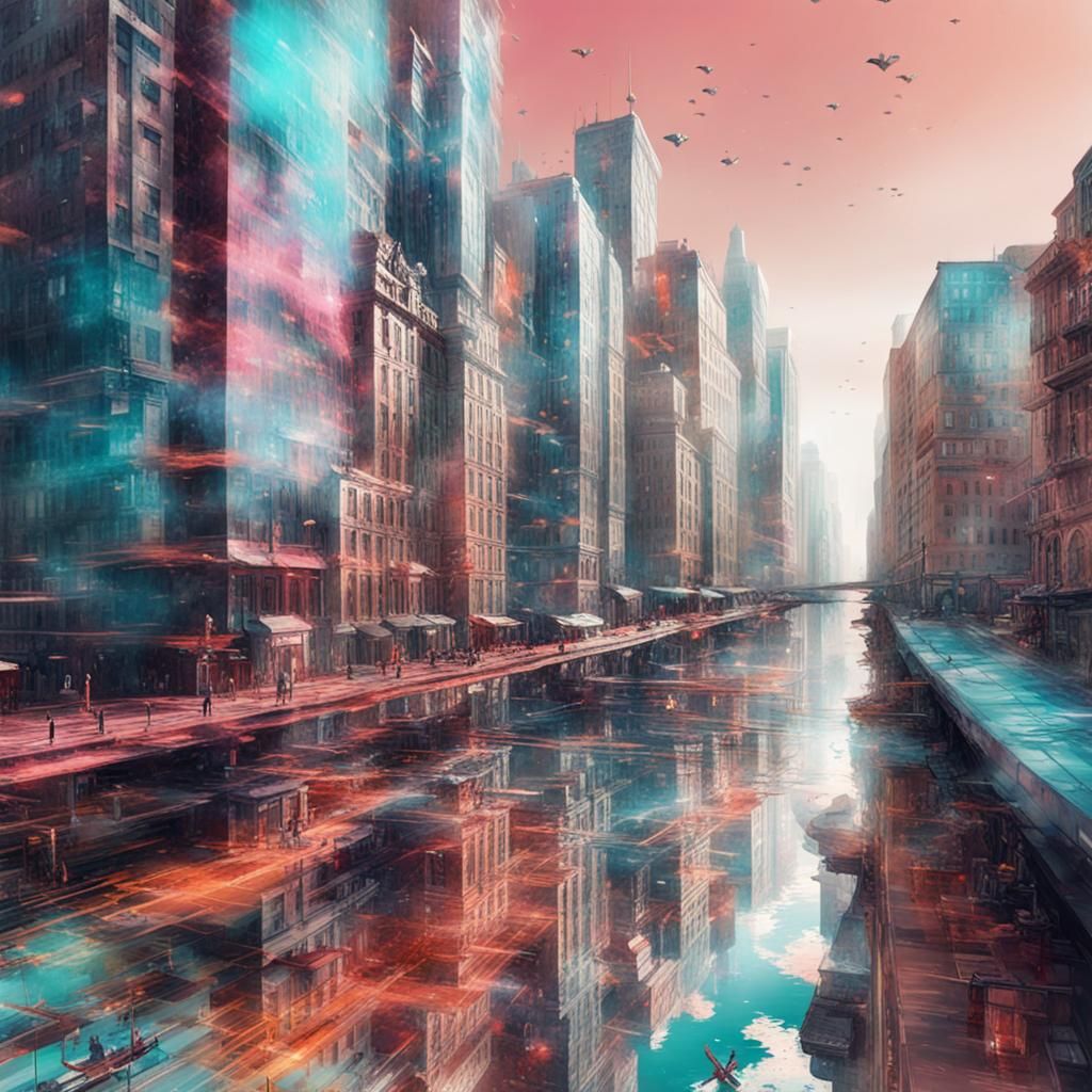 Surreal Cityscape:
