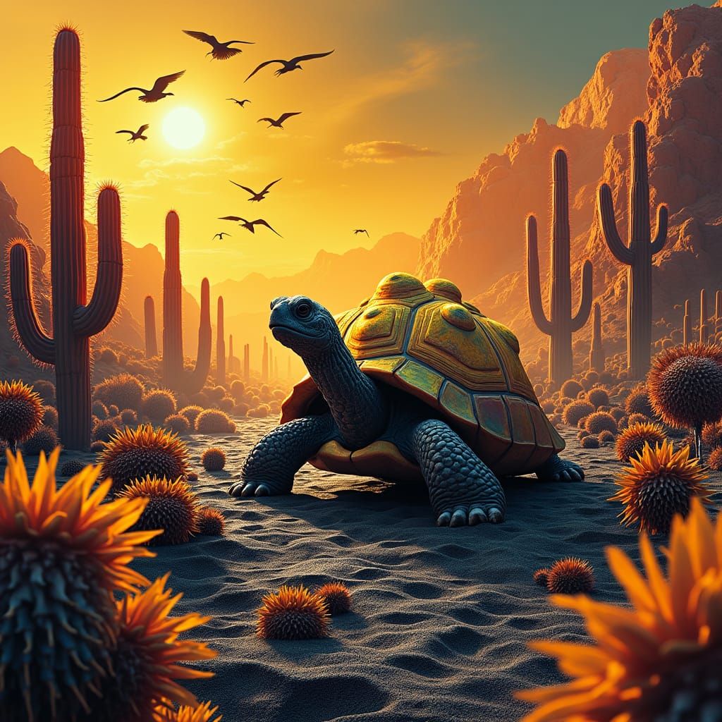 Tableau of a Tortoise