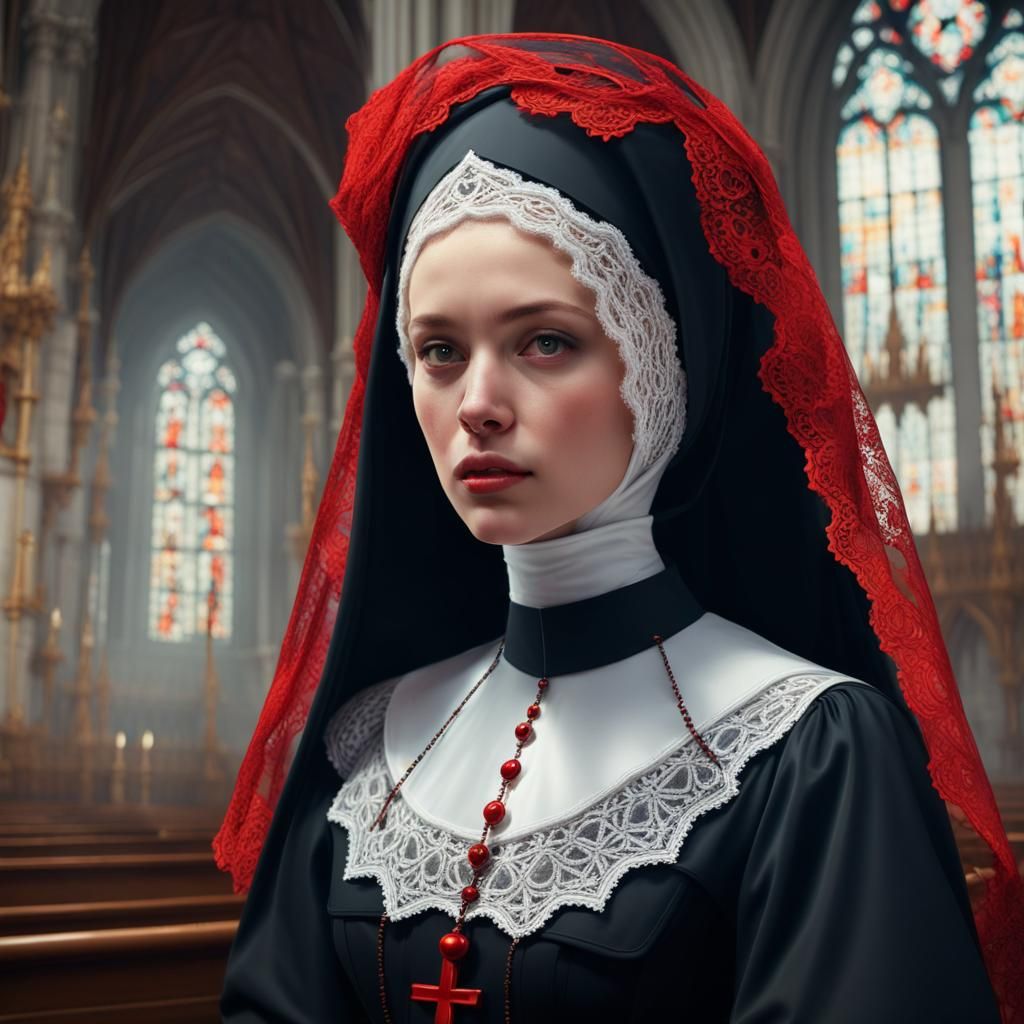 Victorian Nun - AI Generated Artwork - NightCafe Creator