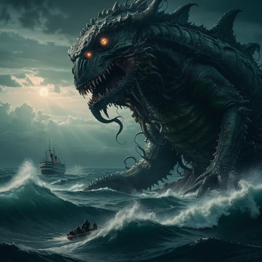 "I have heard that this ship over there is called Titanic. Doesn't seem so titanic to me."