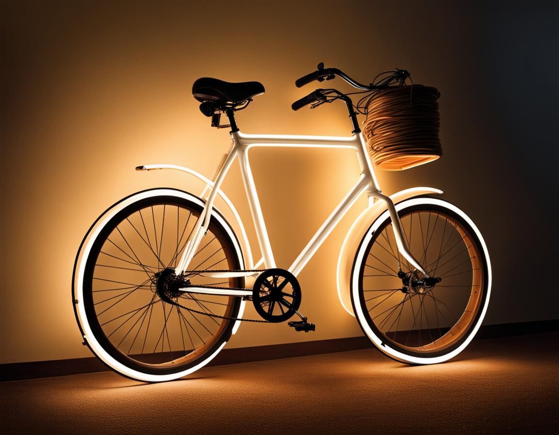 Illuminate the cozy bicycle