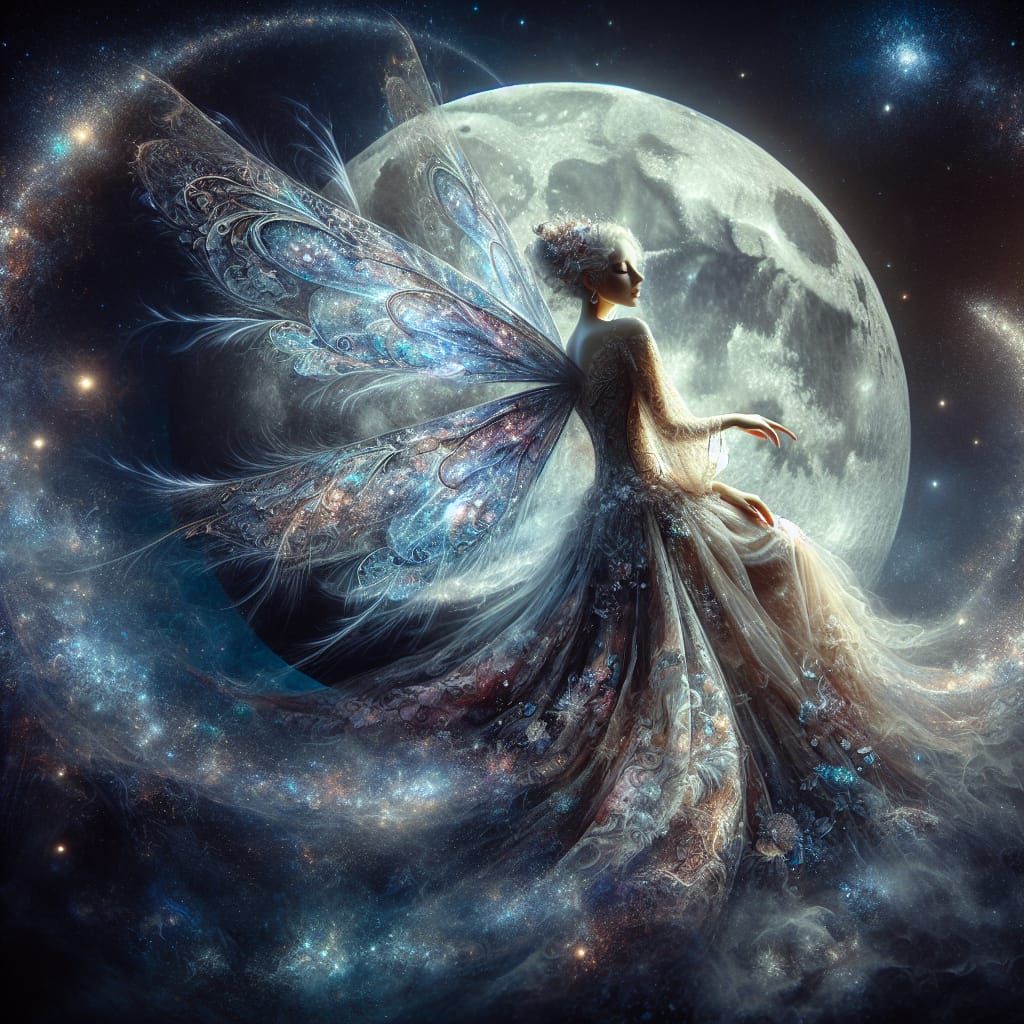 Moon Fairy 4  by @bashfulglowfly