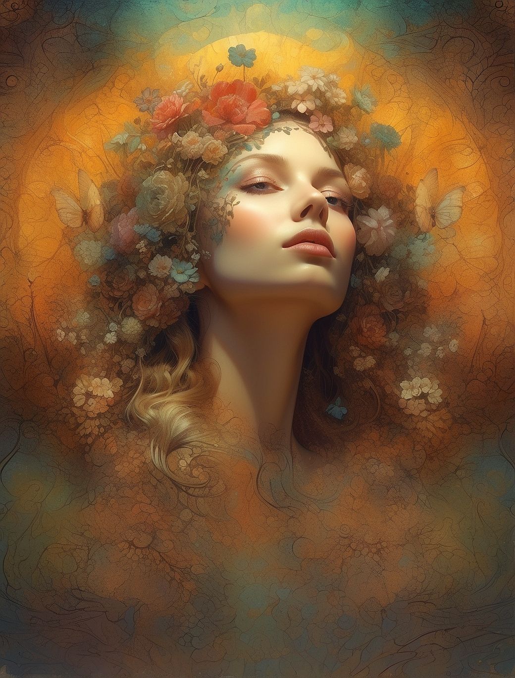 A flower among flowers