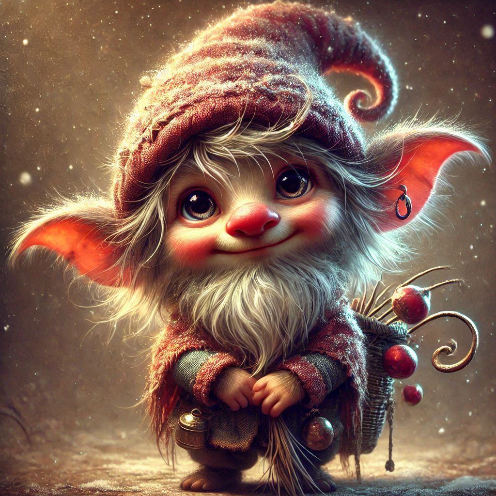adorable fairy-tale fantasy creature portrait..
