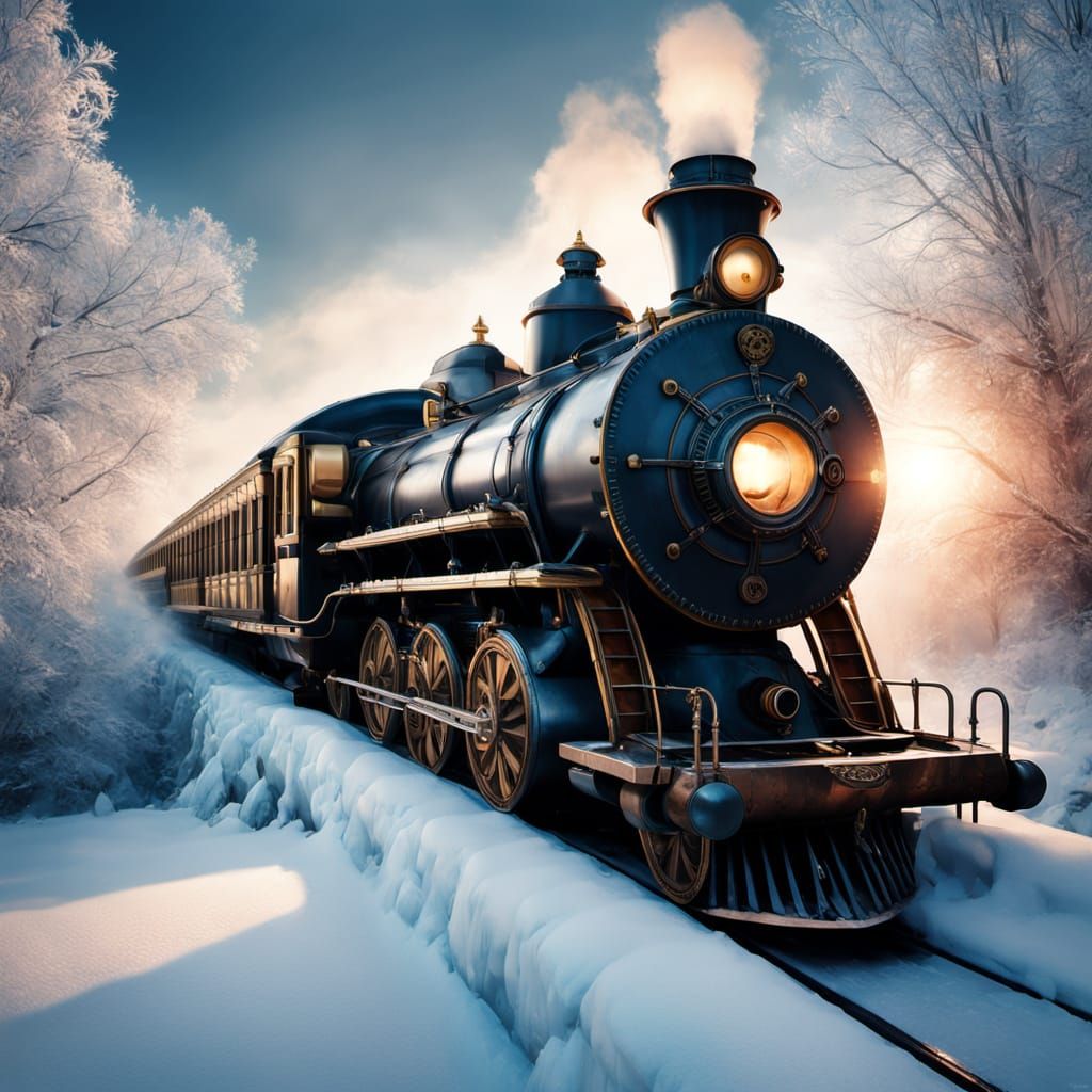 Riding through a winter wonderland