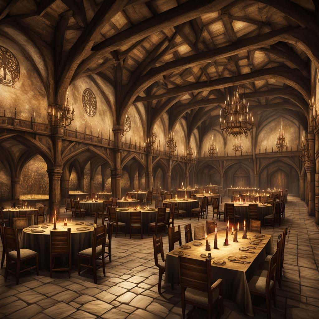 Banquet hall: Medieval Lair: Knights of the round table 6
