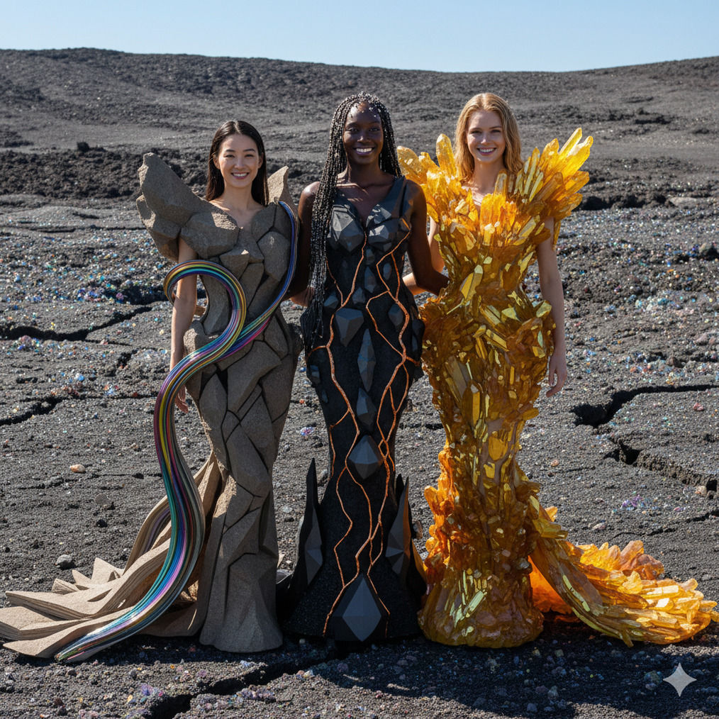 Faces of the Elements: Carbon, Iron, Sulfur, Gold, Silicon, Titanium