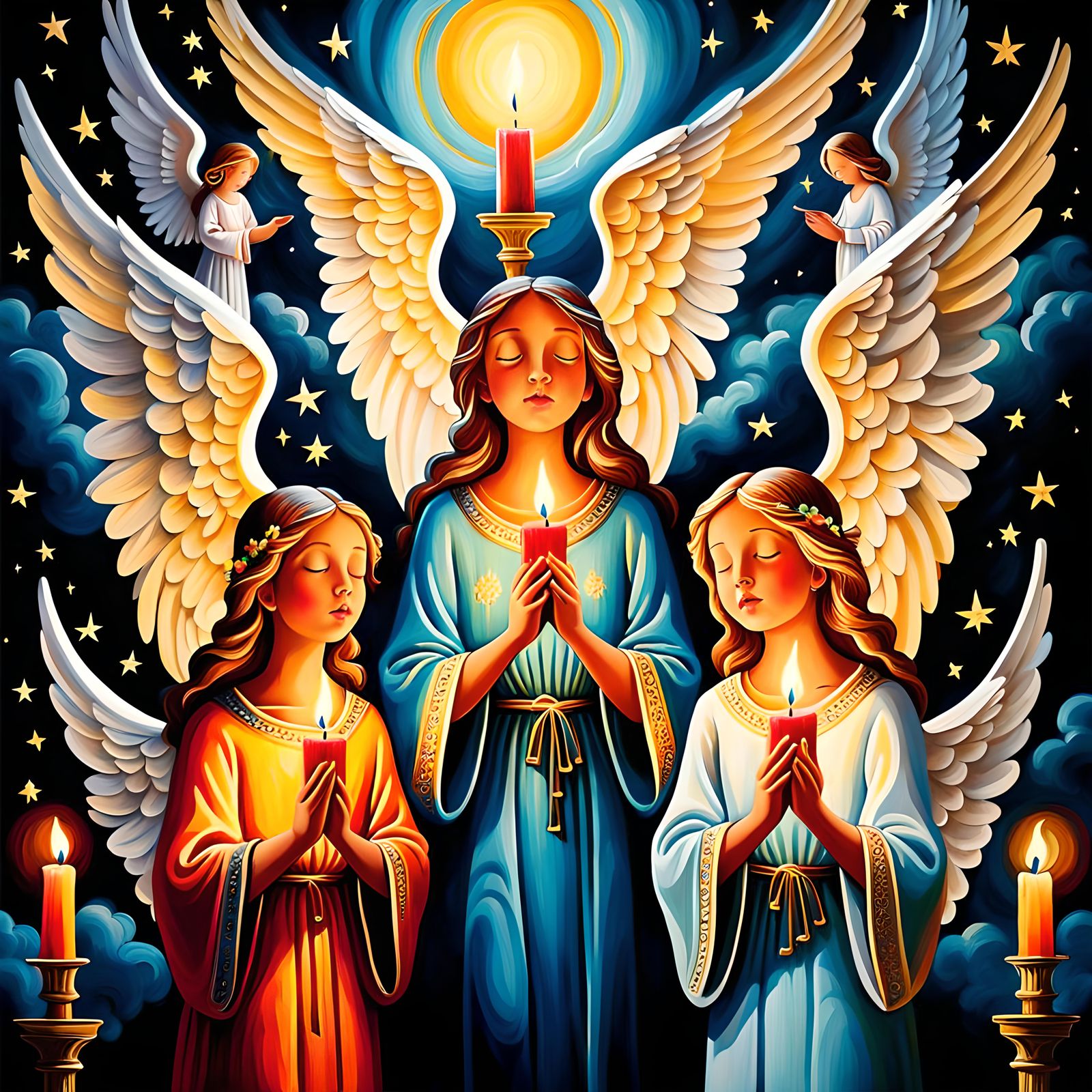 Candle Lit Angels