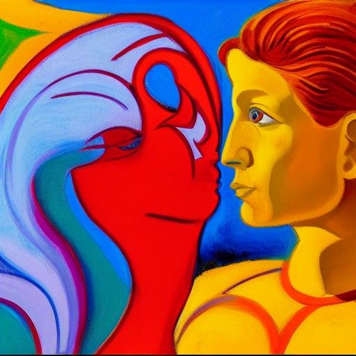 The Great Red Dragon and the Woman Clothed in Sun, style of ...