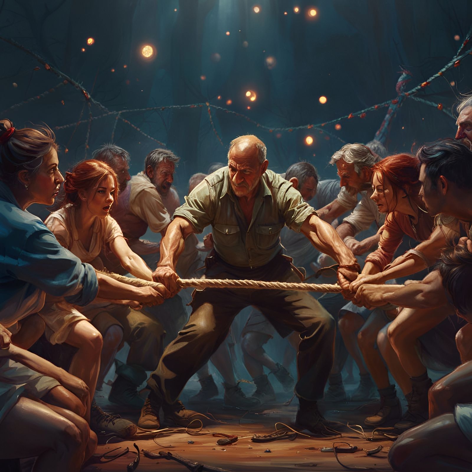 Tug of war   by @eFuoriPiove