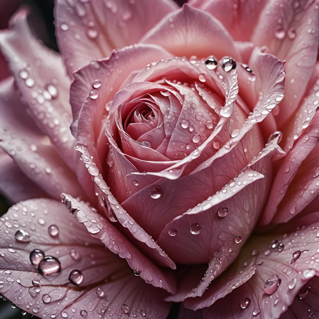 Dew Drop Rose  by @MistyCrystal