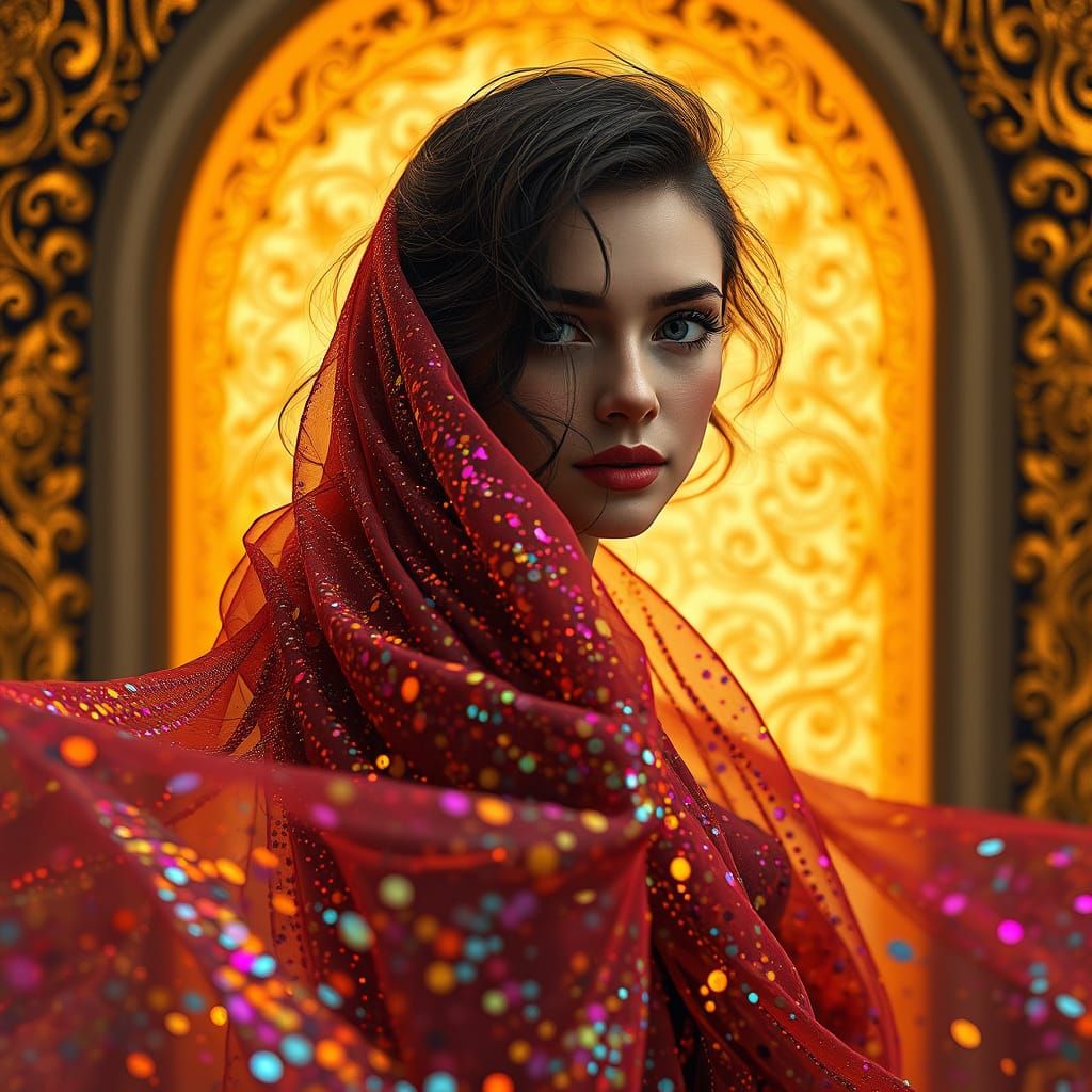 digital painting. Detailed image of a multi-colored  by @undefined