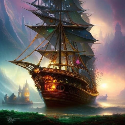 Fairytale boat by anna dittman