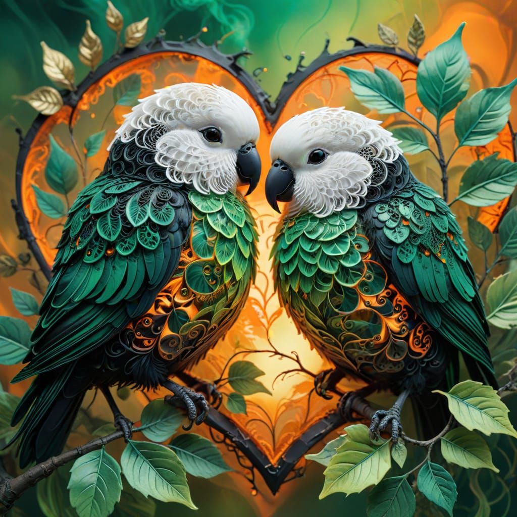 Lovebirds   by @AlfredStephen