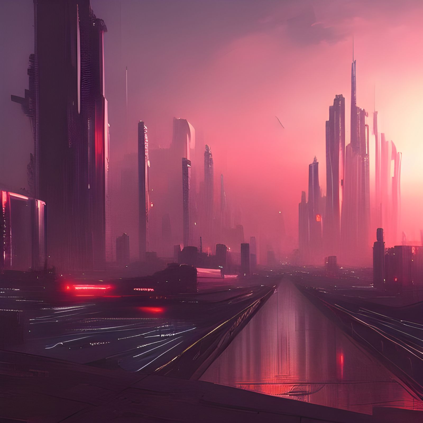 Cyberpunk City - AI Generated Artwork - NightCafe Creator