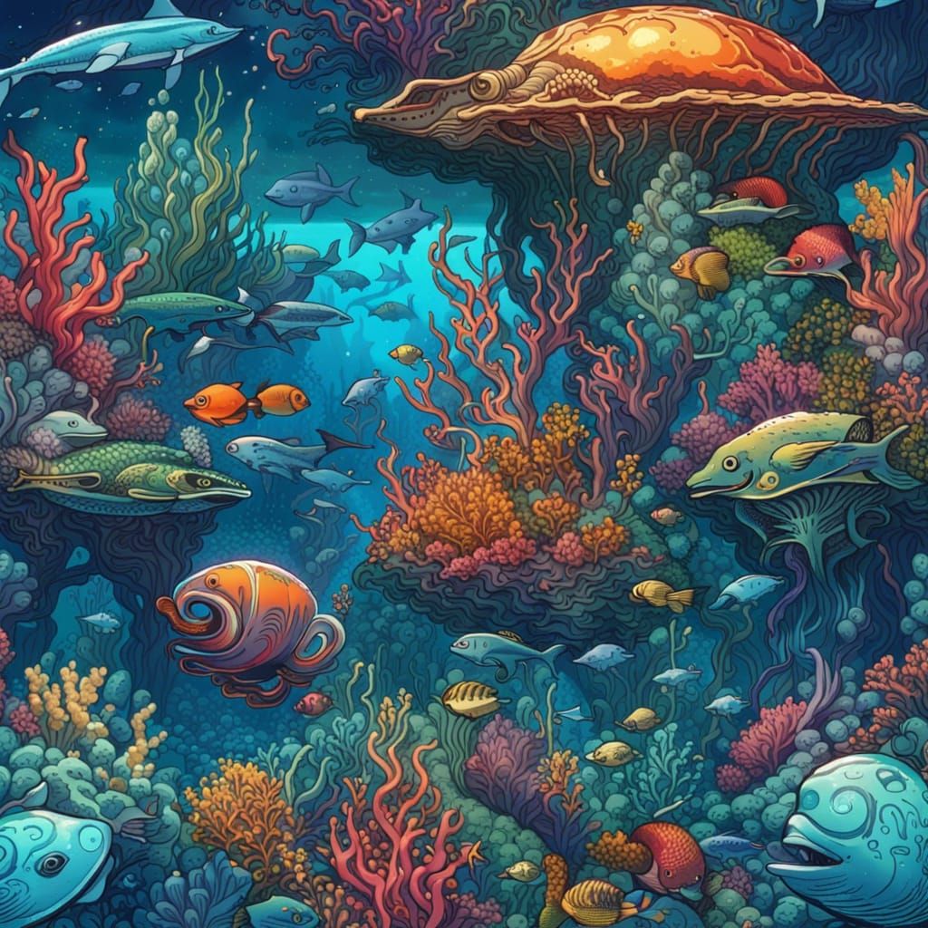 Fish - AI Generated Artwork - NightCafe Creator