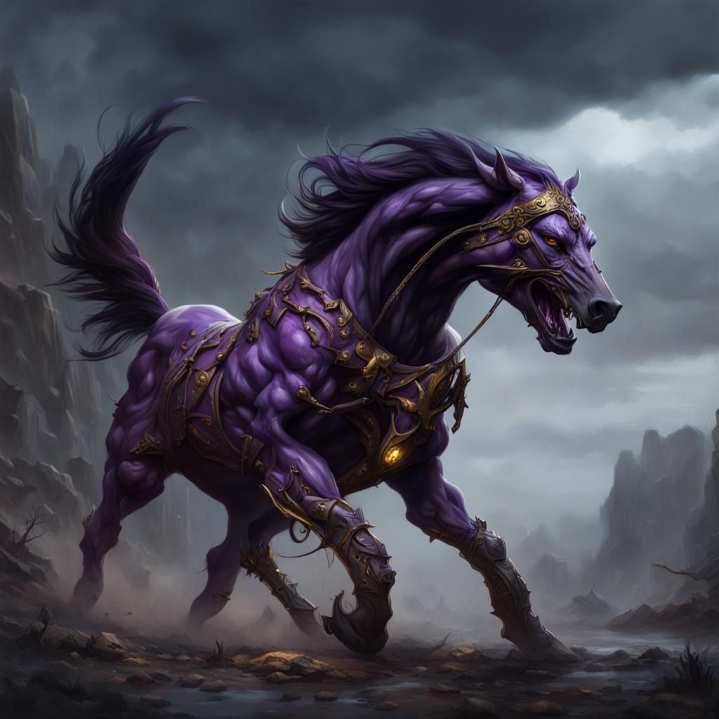 evil predatory horse - AI Generated Artwork - NightCafe Creator