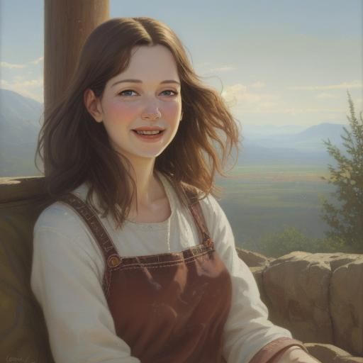joy oil painting by James Gurney