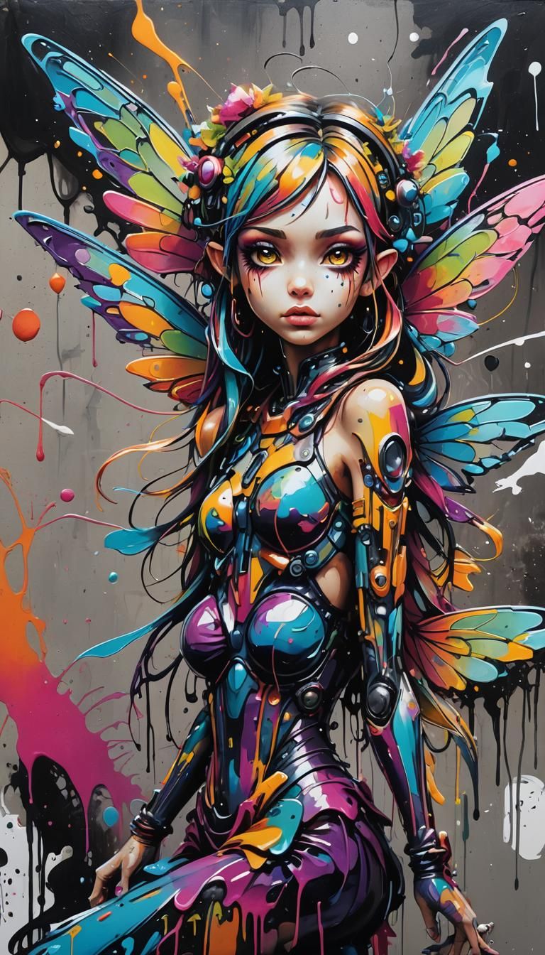 Futuristic fairy