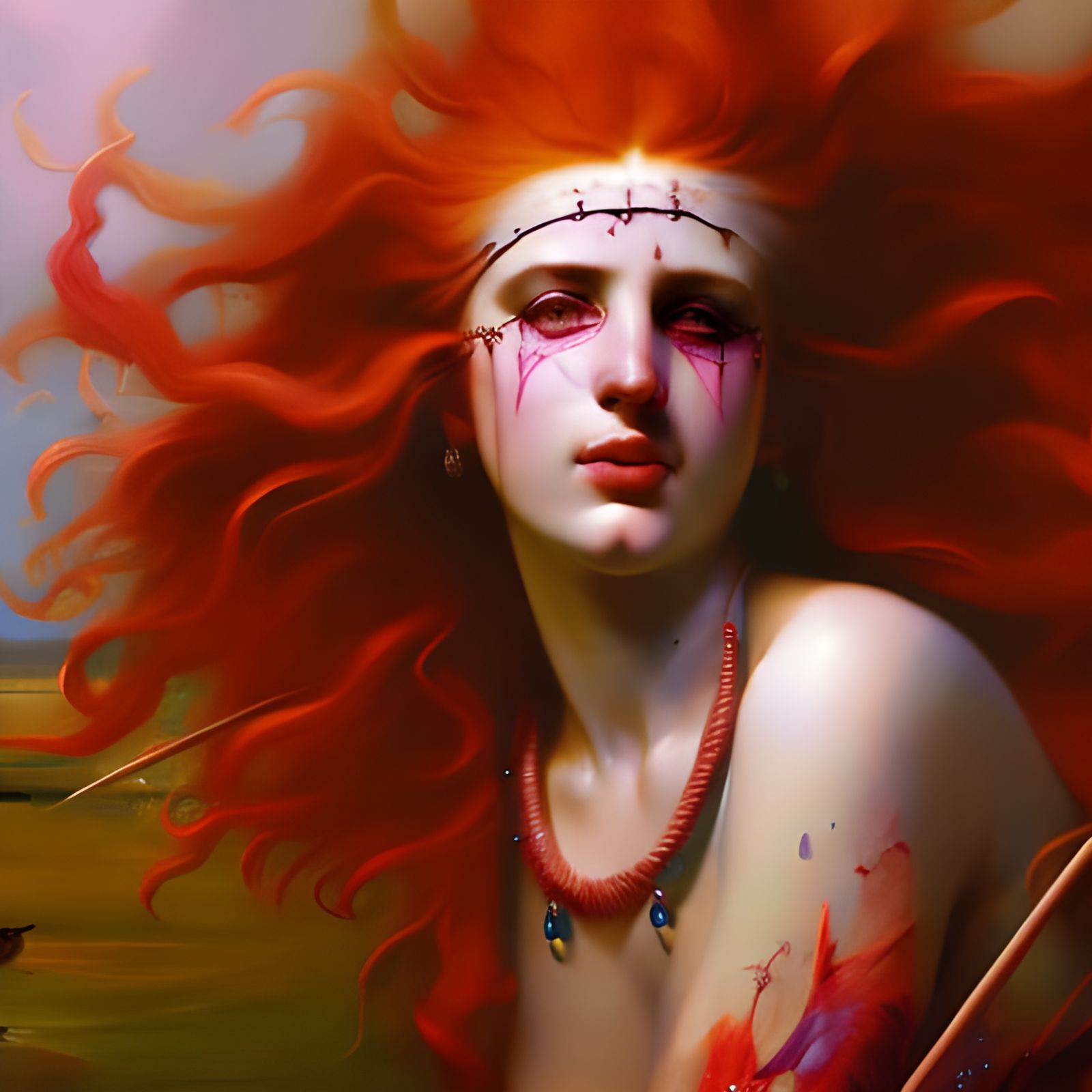 Boudica after the battle - AI Generated Artwork - NightCafe Creator