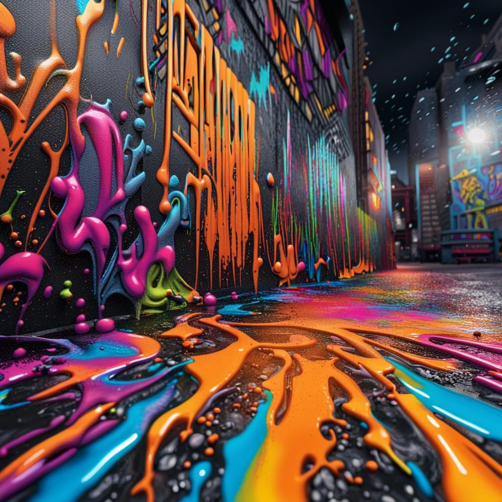 splash city AI Generated Artwork NightCafe Creator