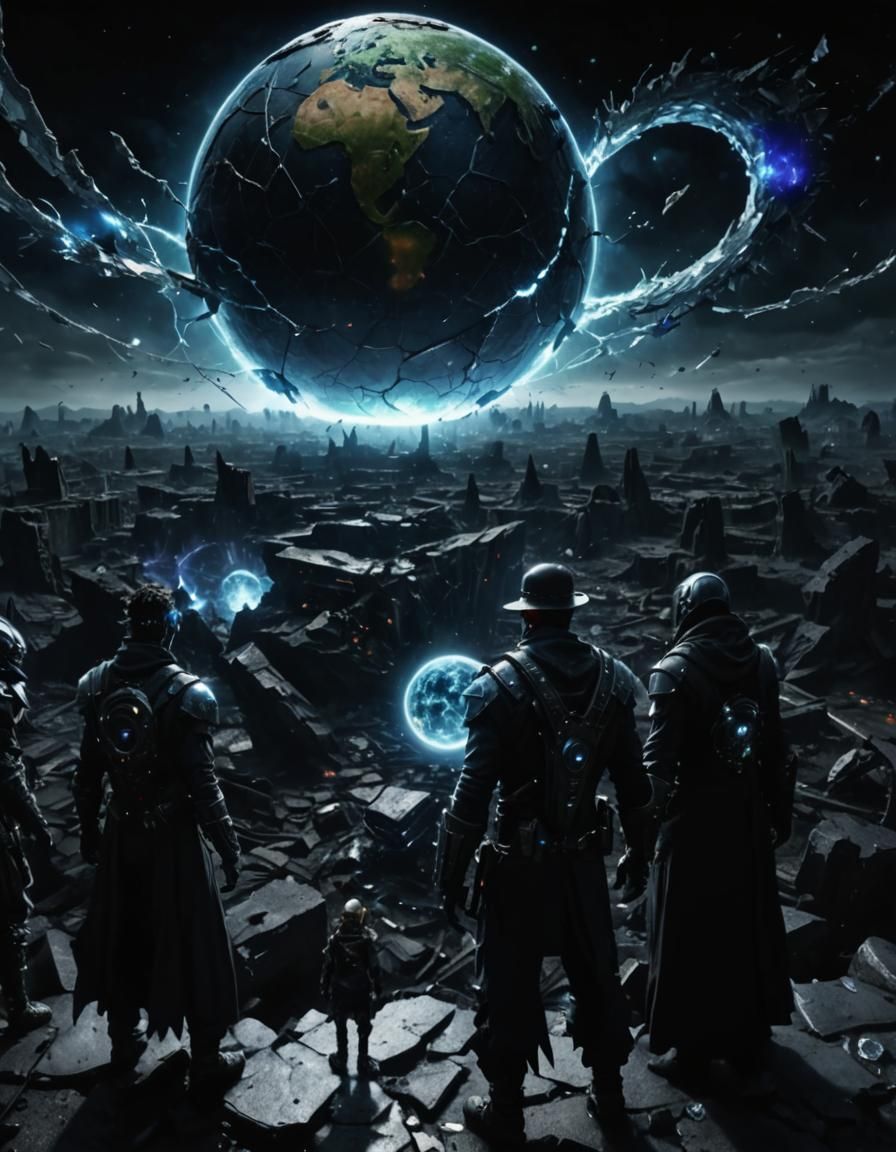 Multiverse shattered dimensions monster cracking reality its...