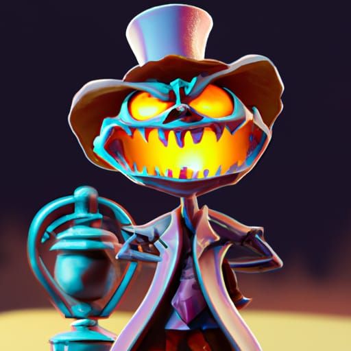 Jack the Ripper jack-o'-lantern - AI Generated Artwork - NightCafe Creator