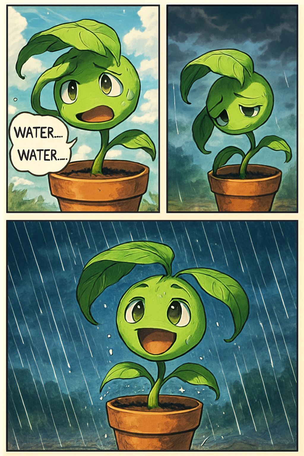 Summer Woes: Heat Before the Rain  by @Tenseginger