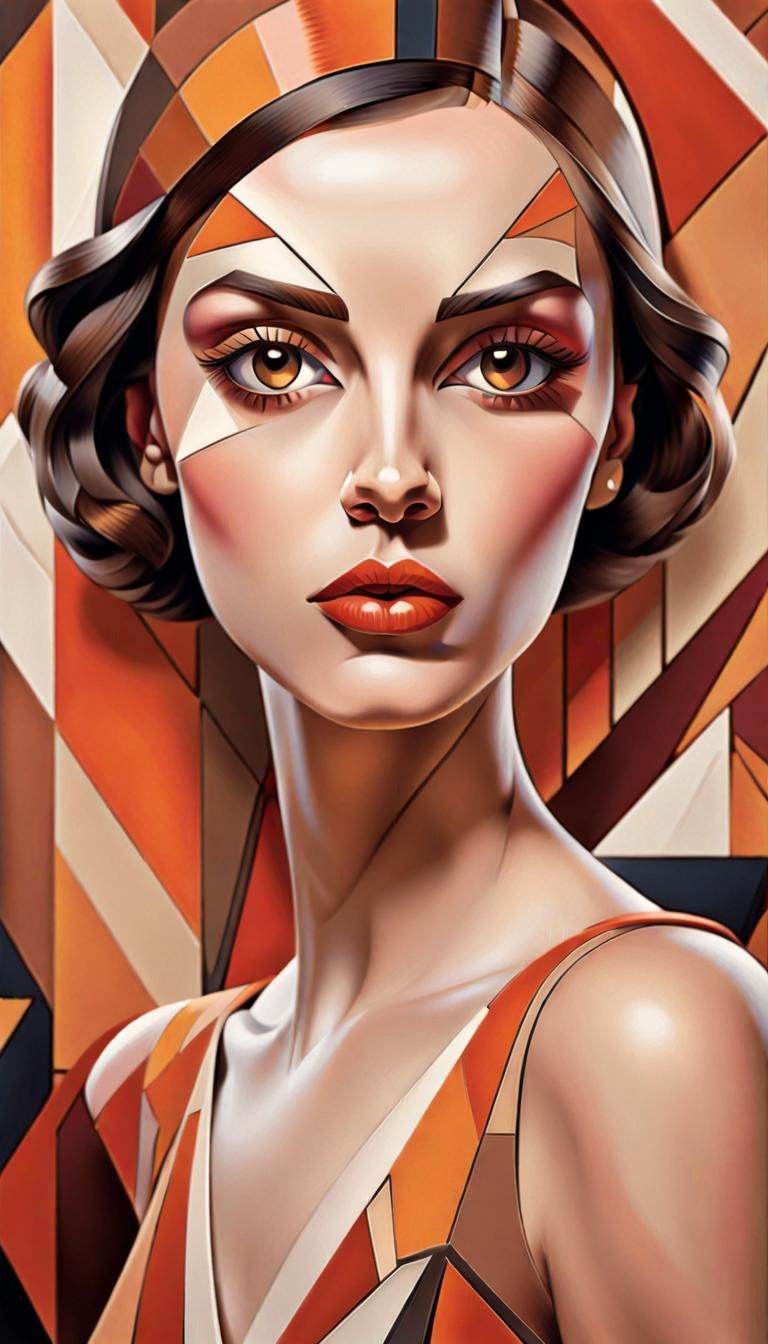 Deco Retro AI Generated Artwork NightCafe Creator