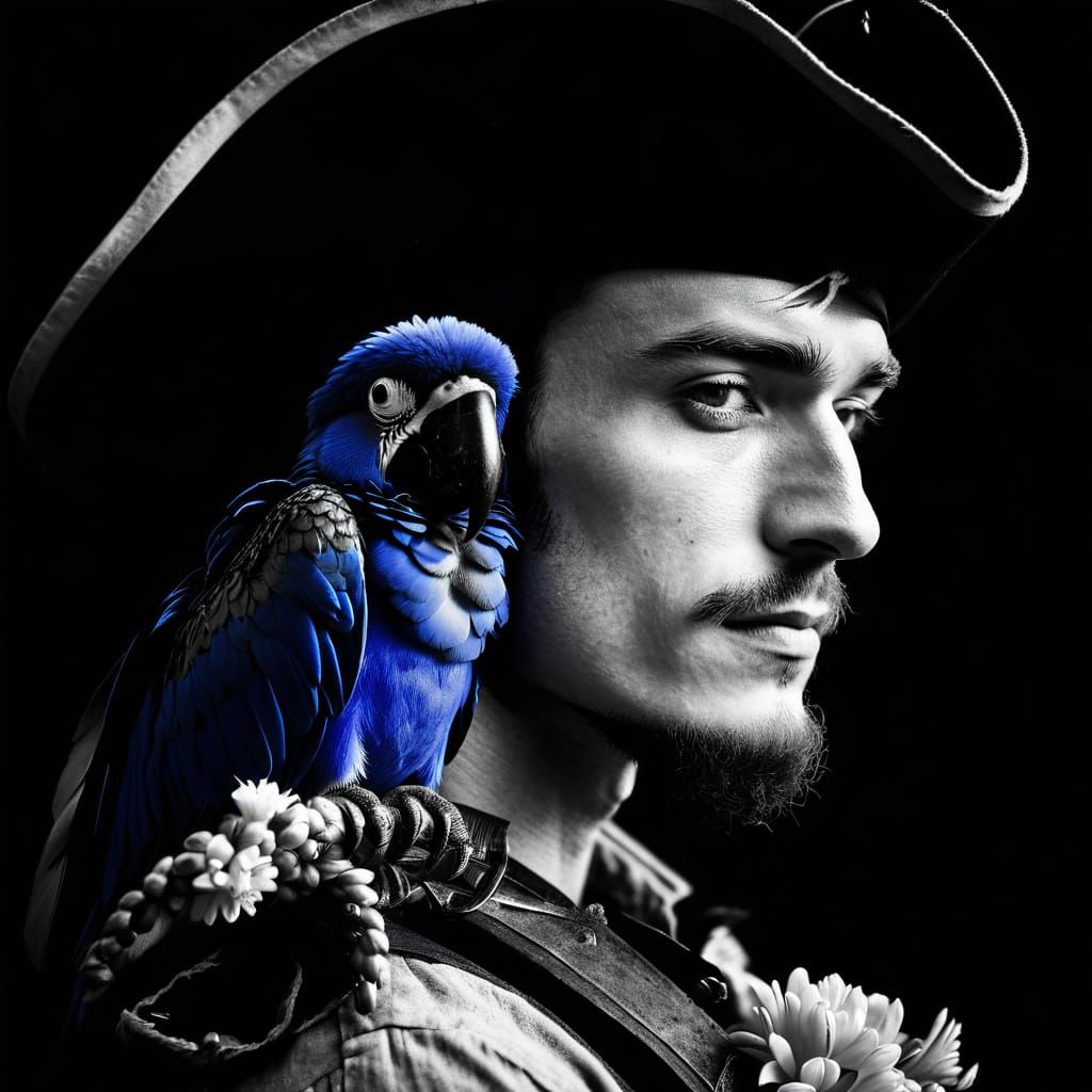 Bluebird & the Pirate  by @Doomblob