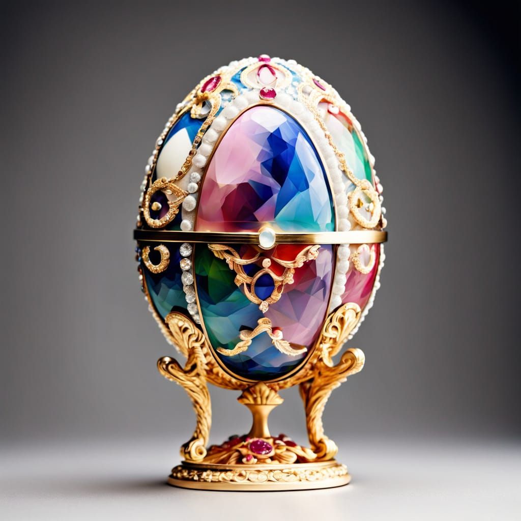 Abstract Faberge eggs