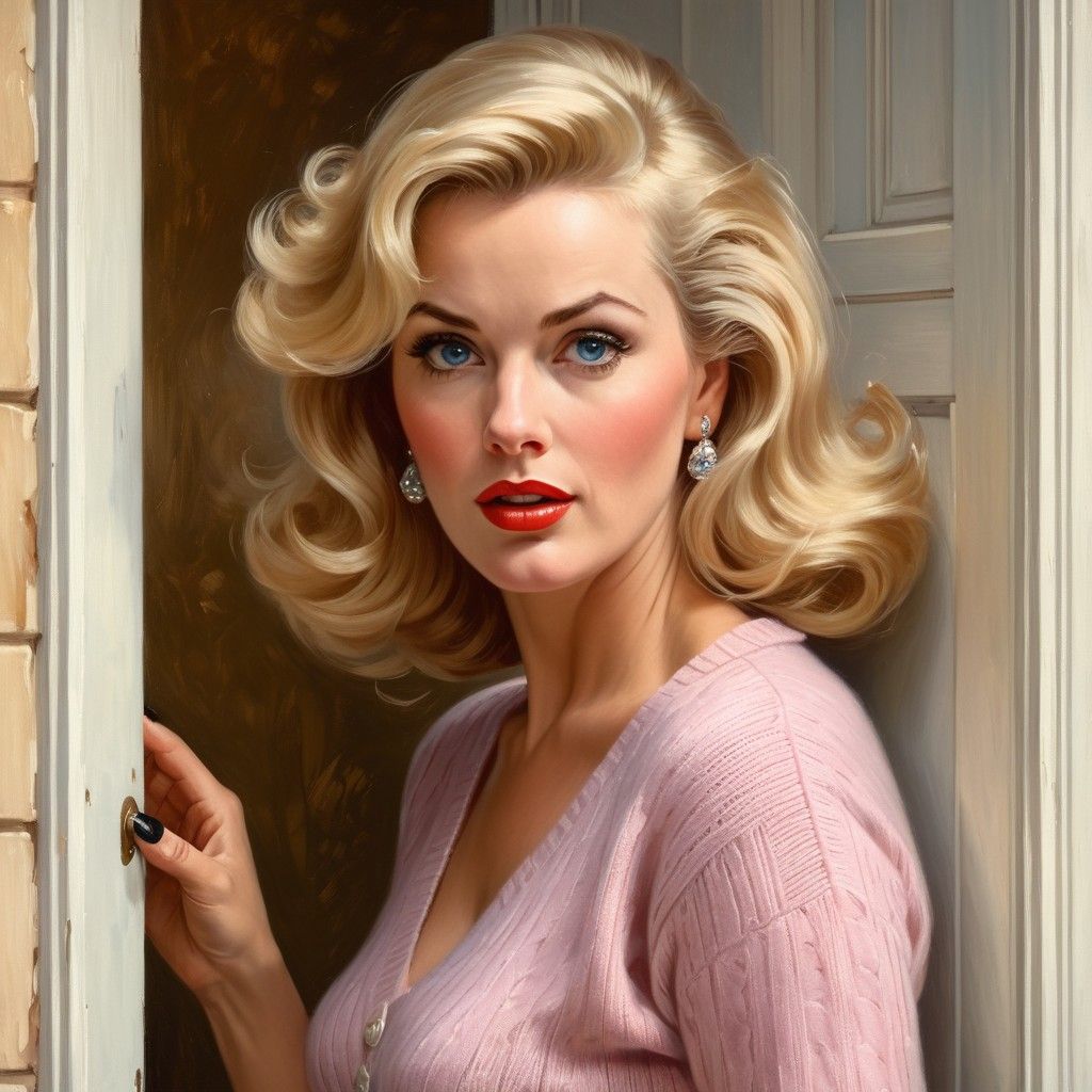 A Beauty in a Doorway