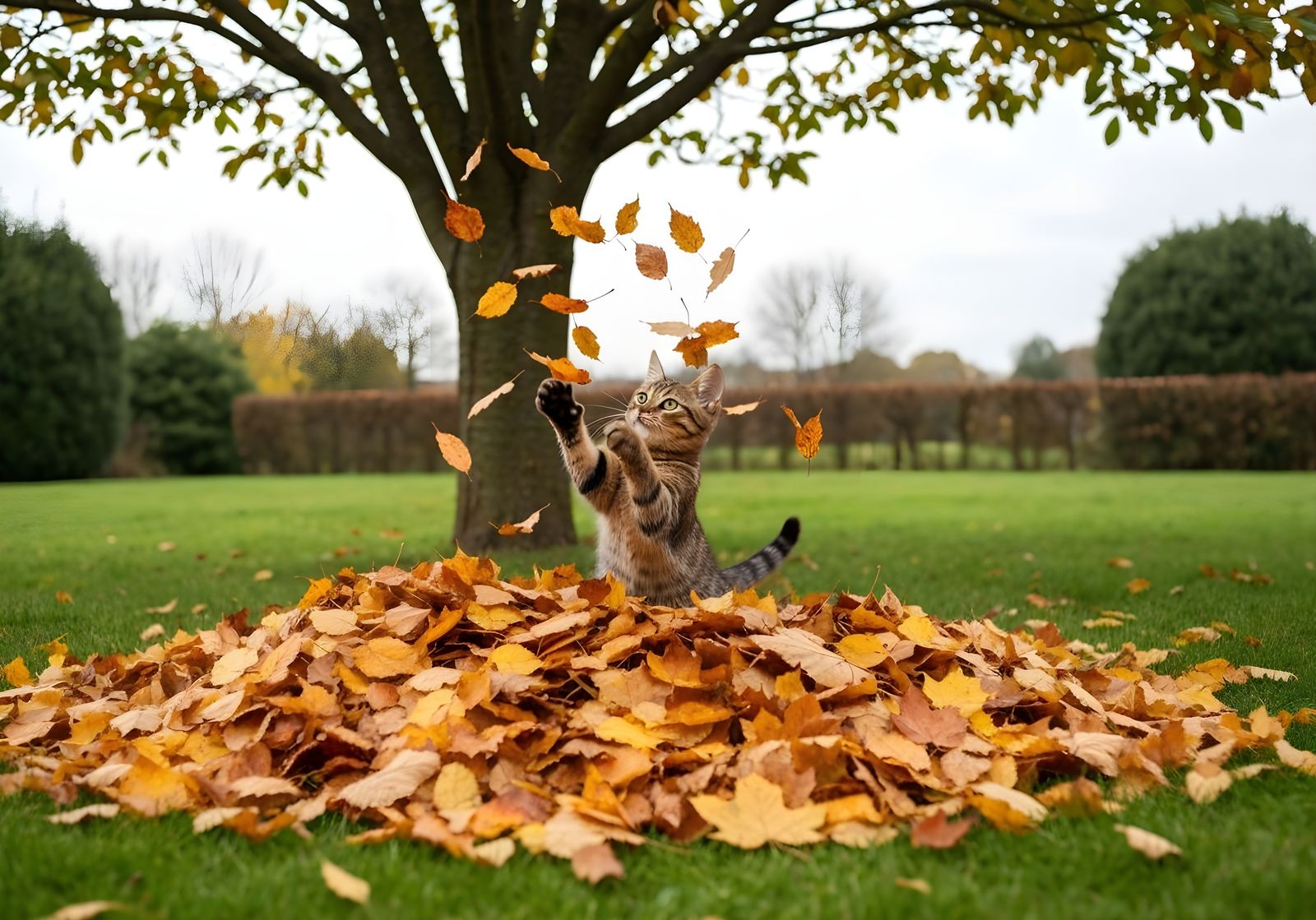 Playful cat  by @The-Philou