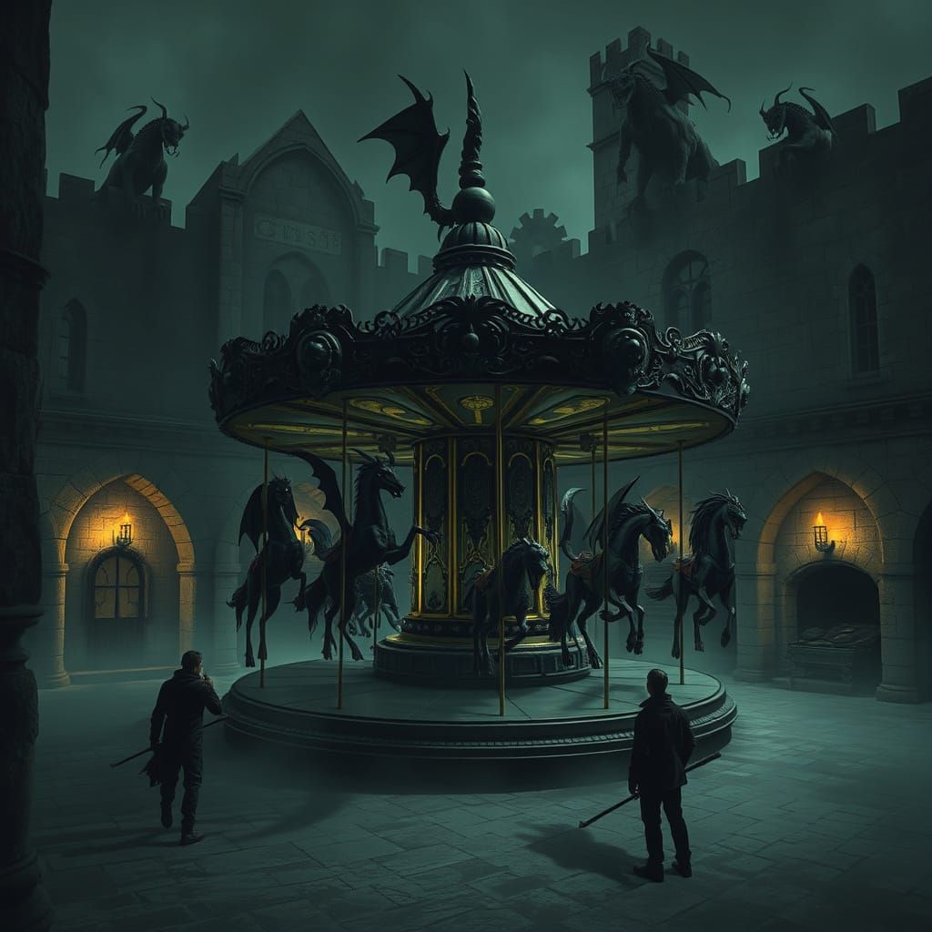 HR Giger style carousel 