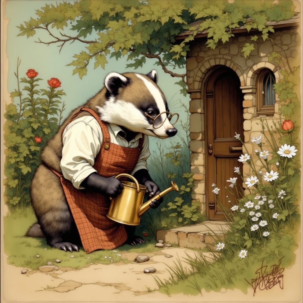Mr. Badger’s Garden
