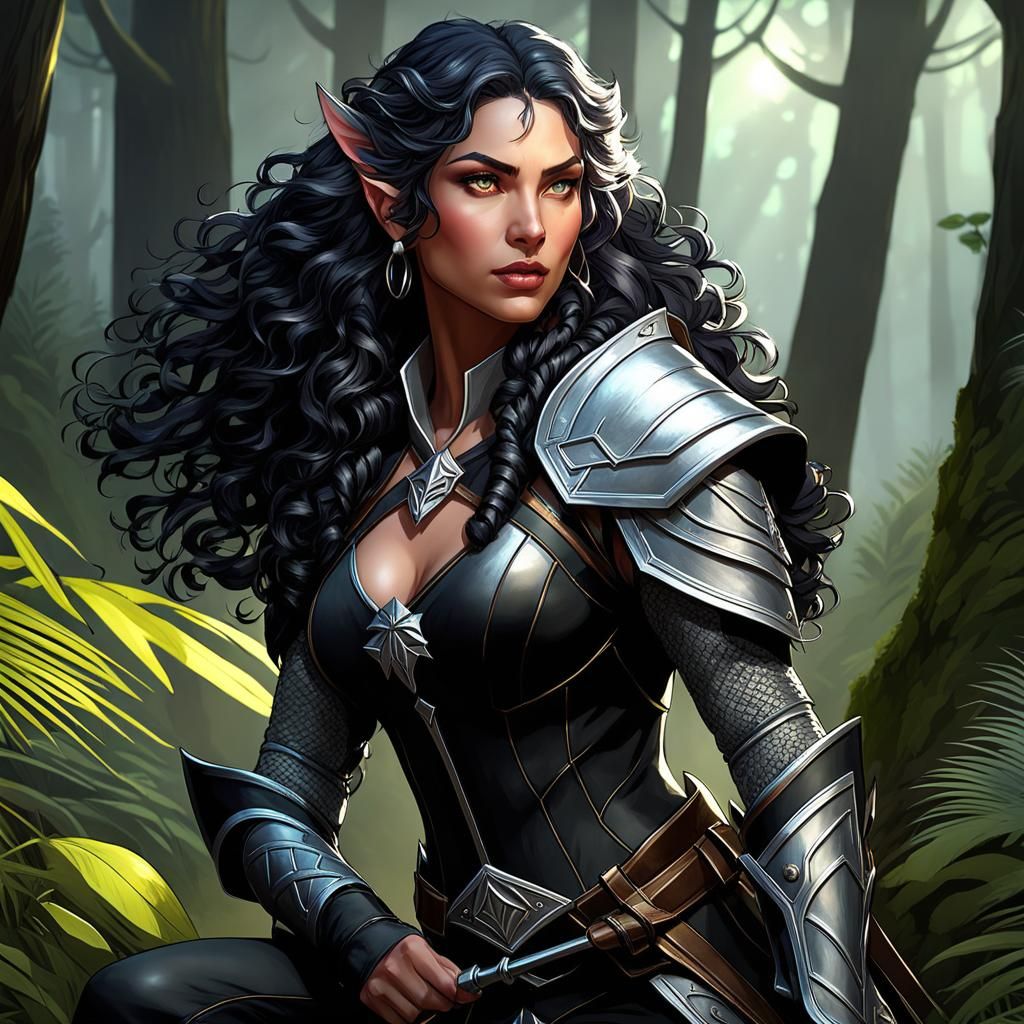 Ranger Elf Female #2 - AI Generated Artwork - NightCafe Creator